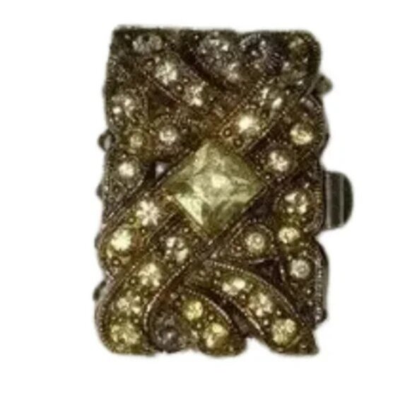 VINTAGE Rhinestone Necklace Clasp - Picture 2 of 5